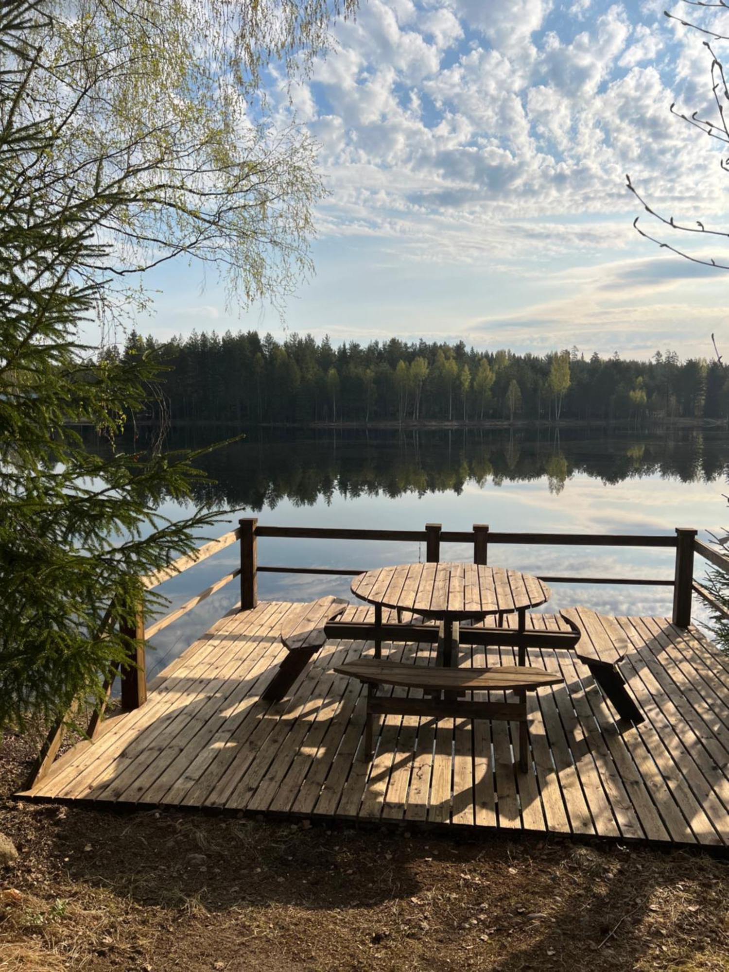 Nya Skogsgarden Hostel Mårbacken Buitenkant foto